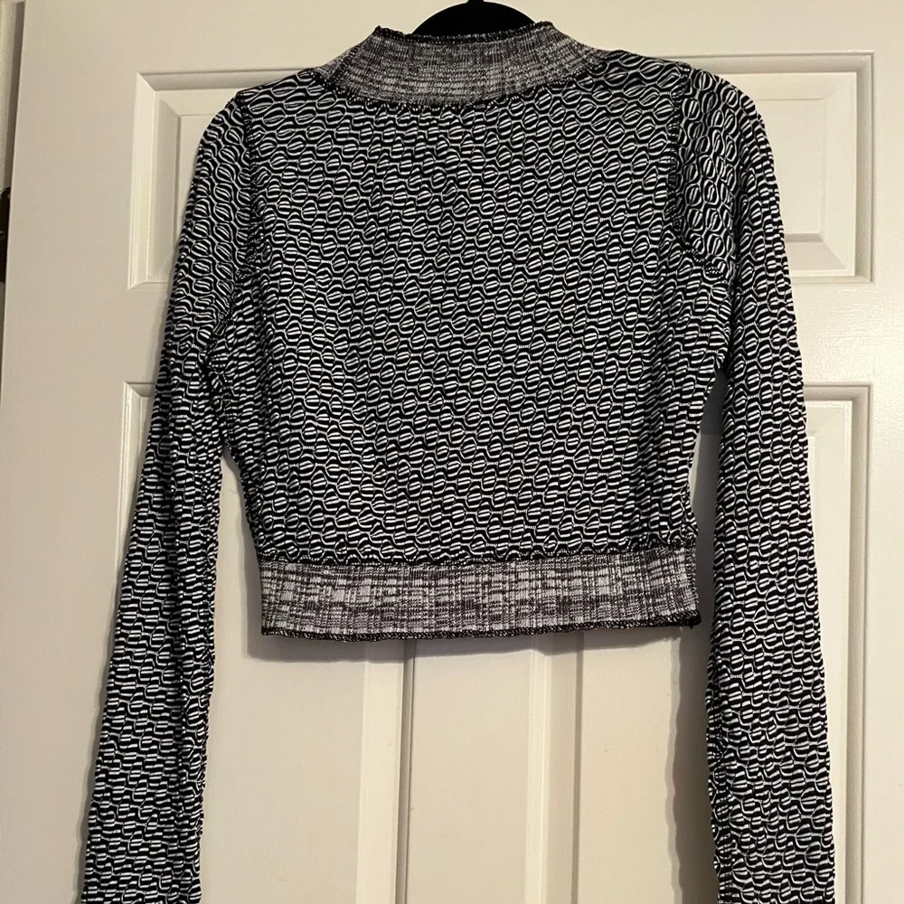 Free People M brown and beige crop top